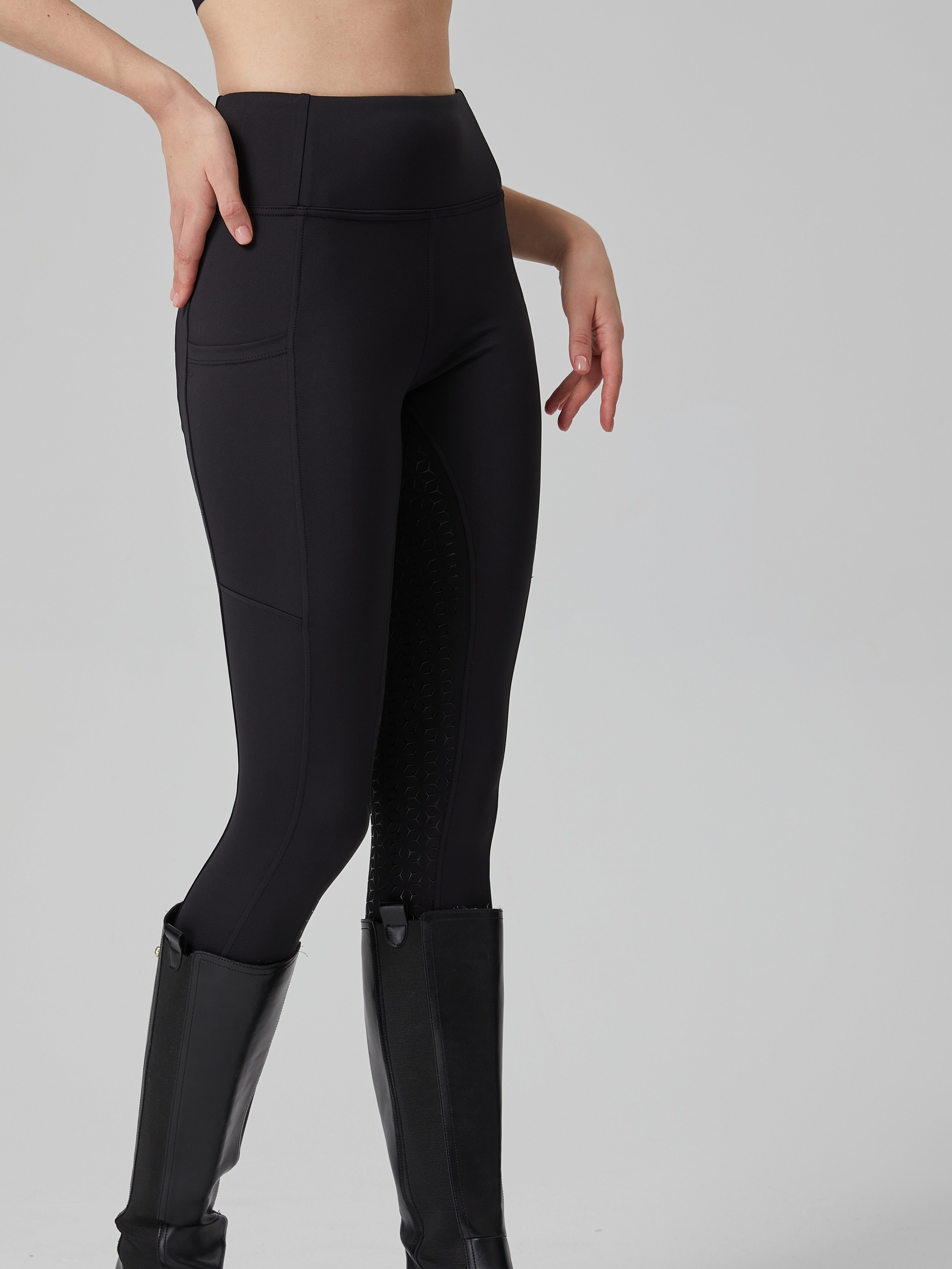 Silicone Equestrian Pants High Waist