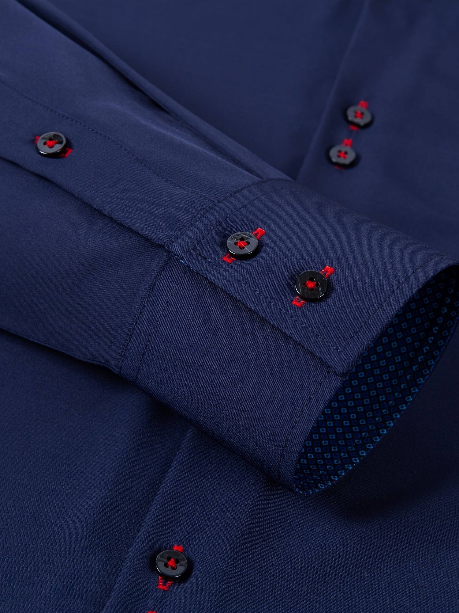 Men's Stylish  Long Sleeve Button-Up Shirt