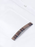 Men's Fashion Color Block Long Sleeve Casual Shirt