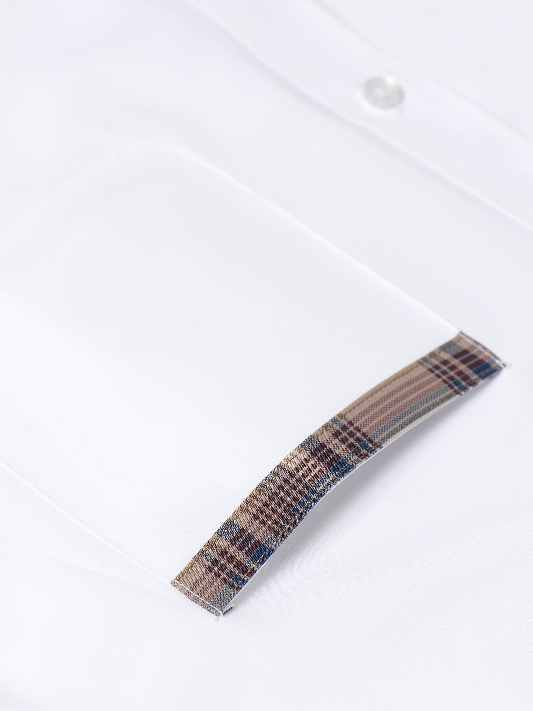 Men's Fashion Color Block Long Sleeve Casual Shirt