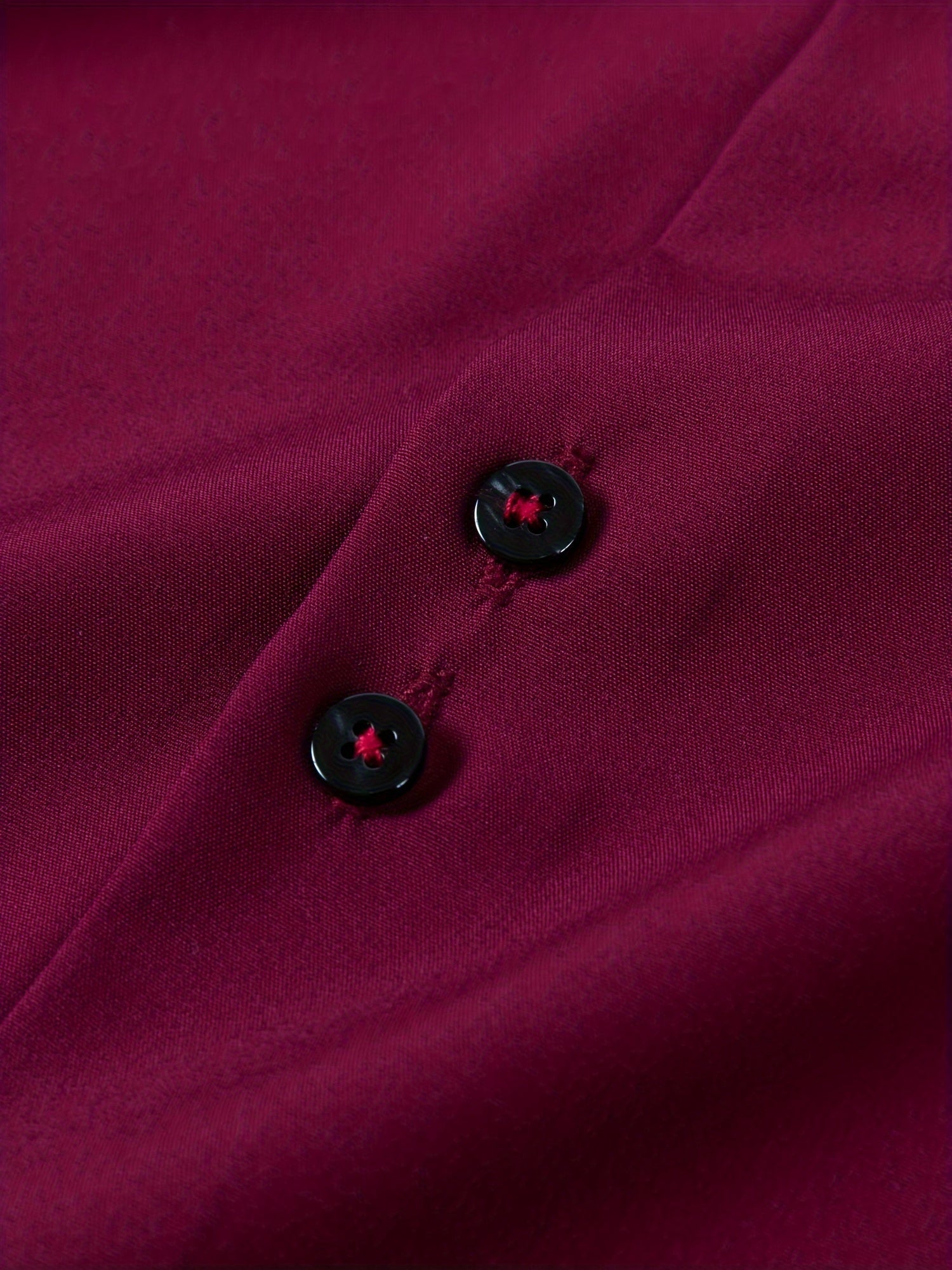 Men's Stylish  Long Sleeve Button-Up Shirt