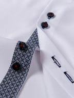 Men's Stylish  Long Sleeve Button-Up Shirt