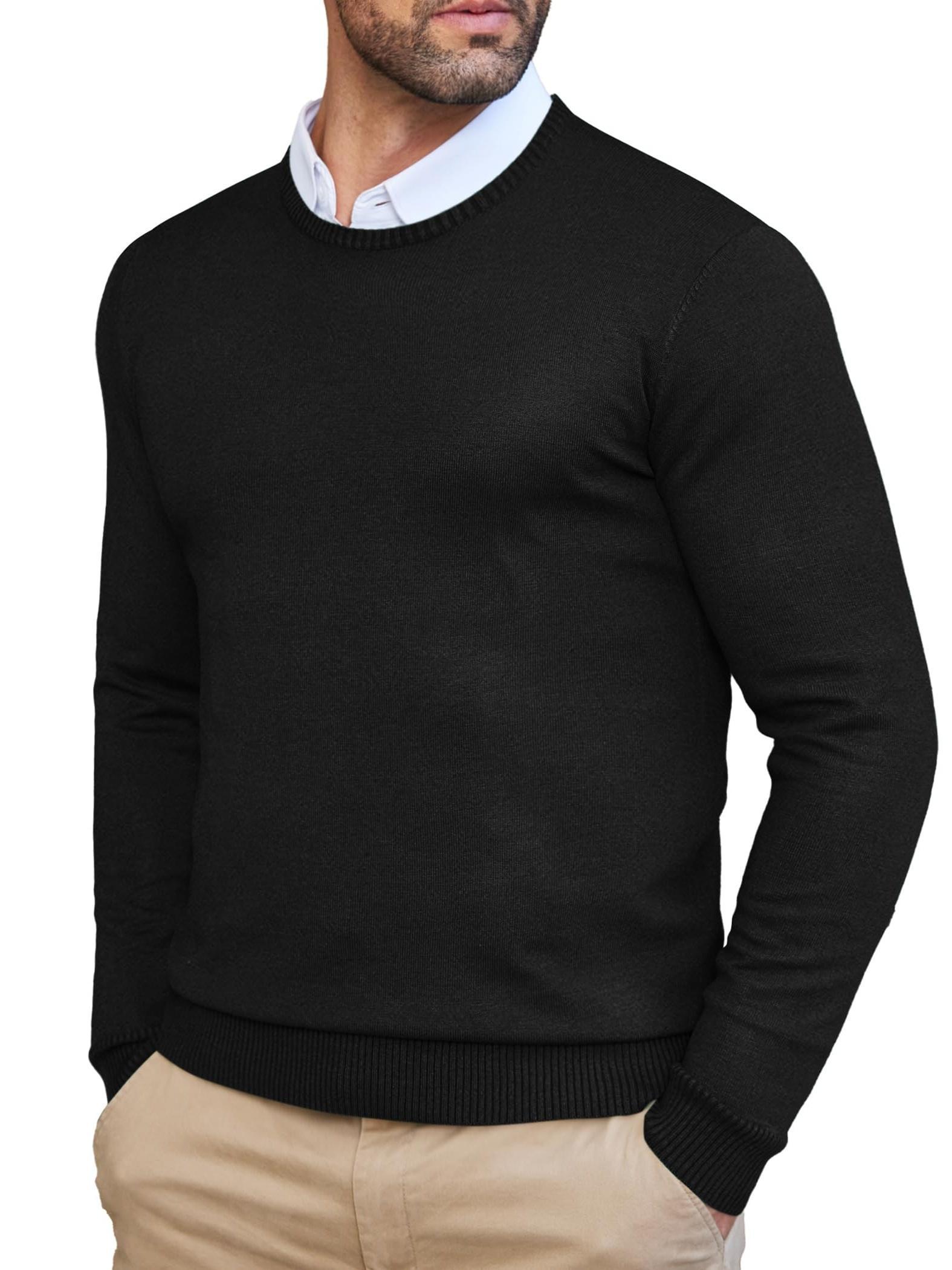 Men's Slim Fit Crew Neck Sweater