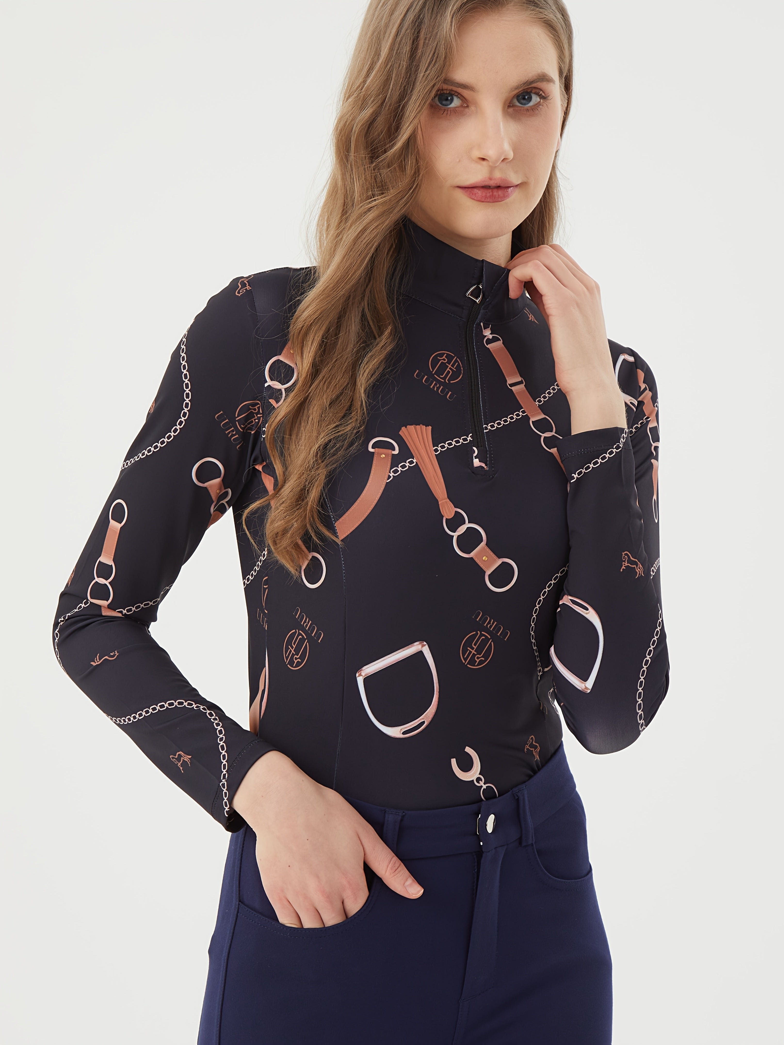 equestrian tops women