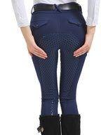 Equestrian Pants High Elastic Slim Fit Full Silicone Women's Riding Pants
