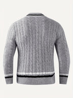 V-neck Bachelor's Pie Men's Sweater Pullover
