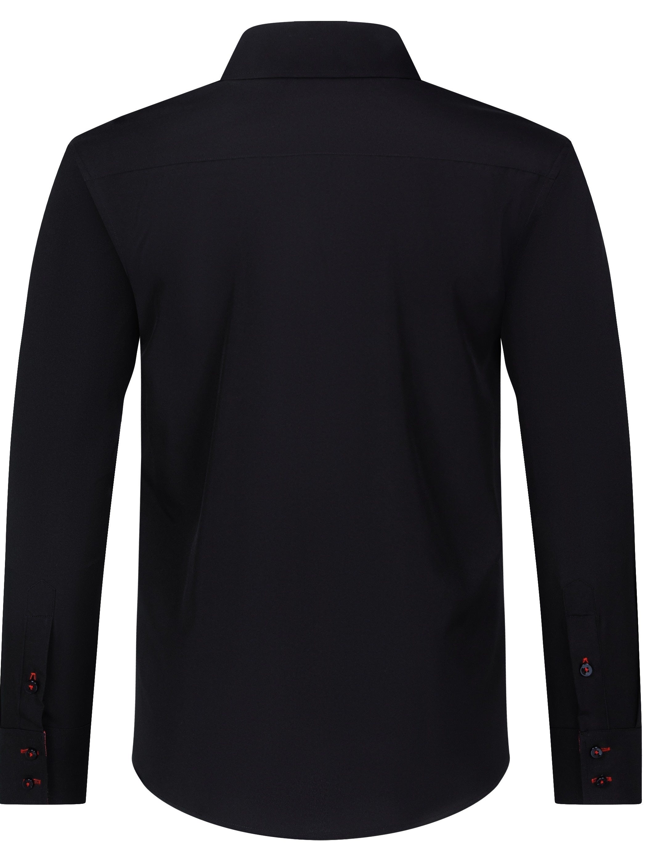 Men's Stylish  Long Sleeve Button-Up Shirt