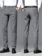 Men's Lightweight Checkered Dress Pants