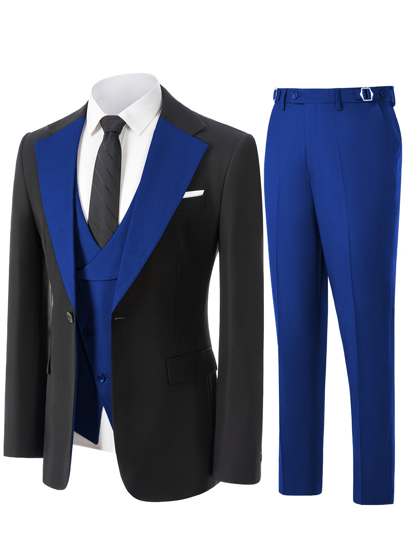 Men's 3pcs Suit for Groom And Best Man