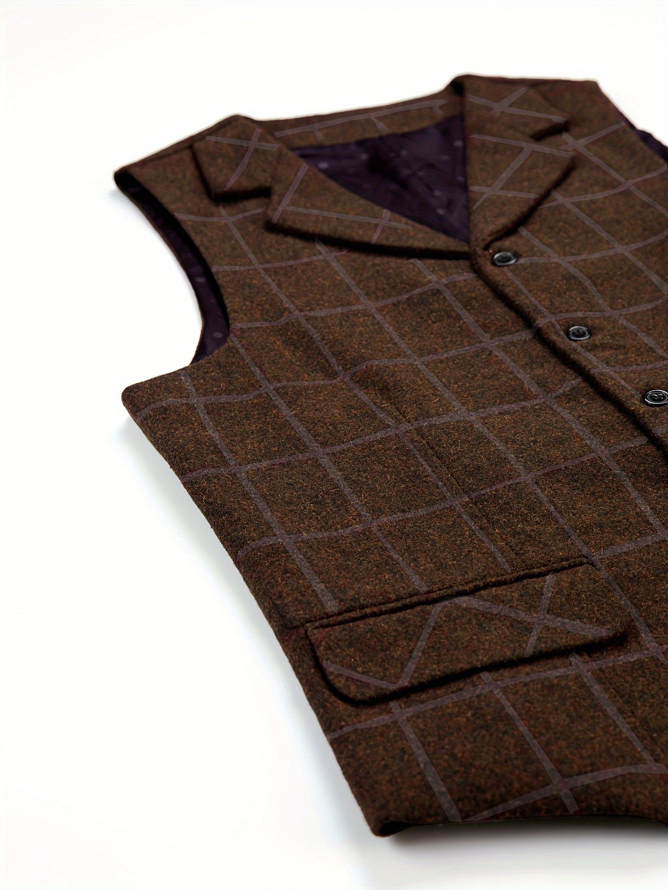 Vintage Western Tweed Vest