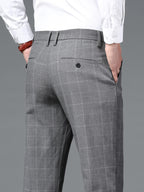 Men's Lightweight Checkered Dress Pants