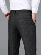 Men's Lightweight Checkered Dress Pants