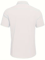 Lightweight Textured Men's Casual Short Sleeve