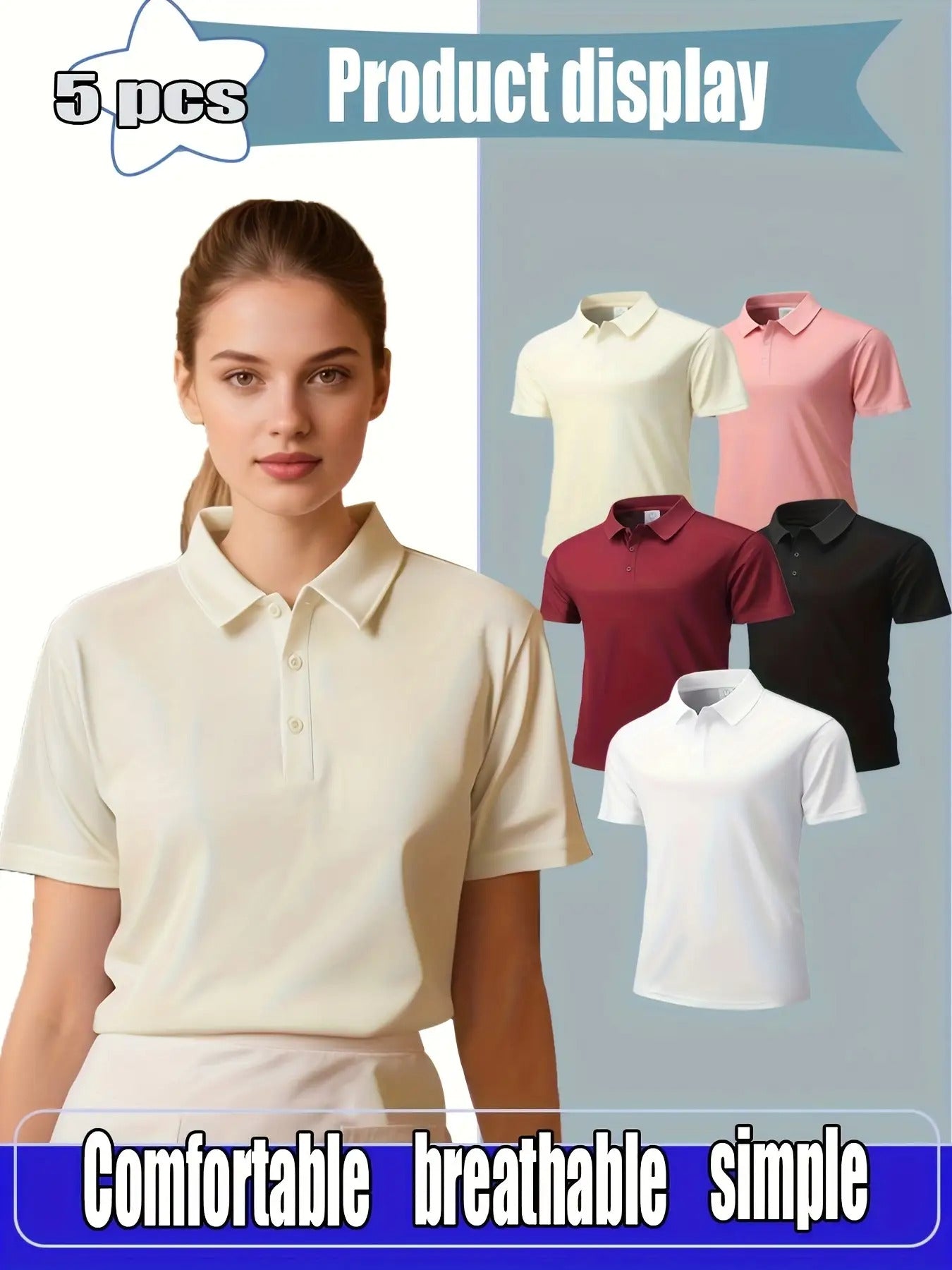 5pcs Set POLO Shirt