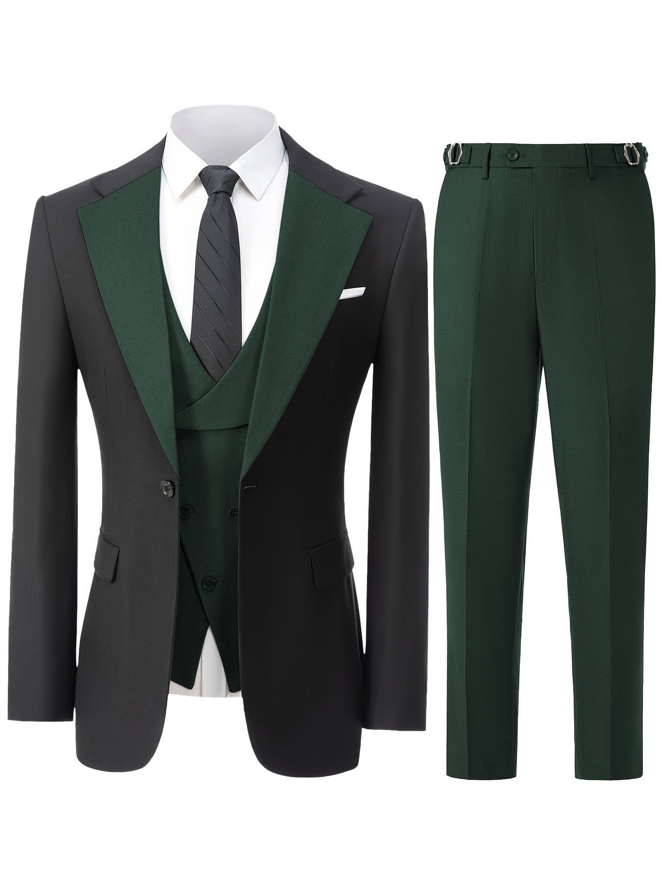 Men's 3pcs Suit for Groom And Best Man