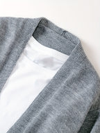 Men's Knitted Pairs Of Cardigan Sweater