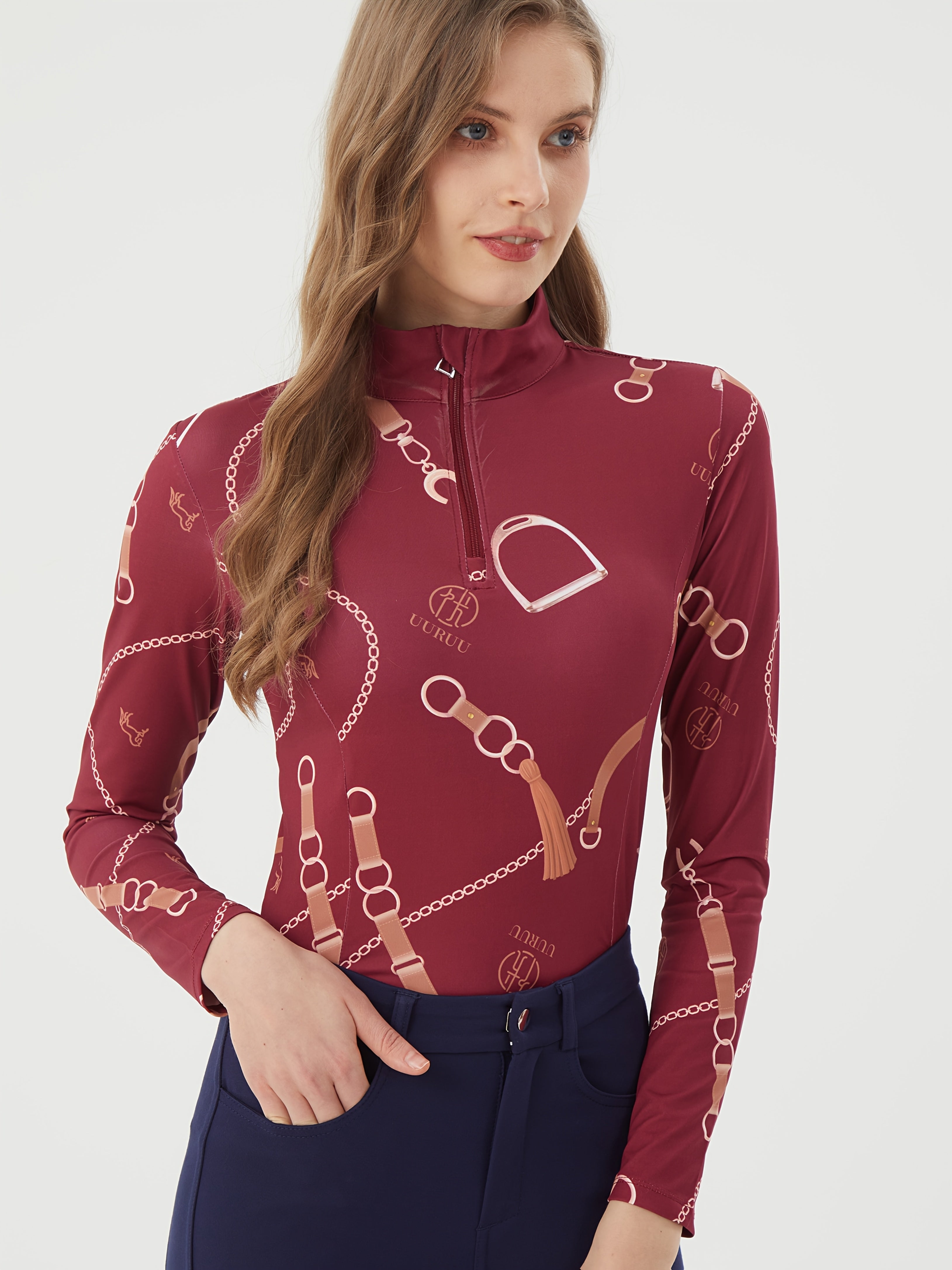 equestrian tops women