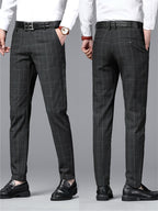 Men's Lightweight Checkered Dress Pants