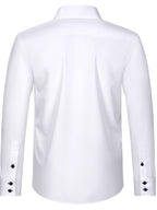 Men's Stylish  Long Sleeve Button-Up Shirt