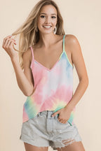 Trendsi tie dye cami top in pastel colors for a stylish summer look